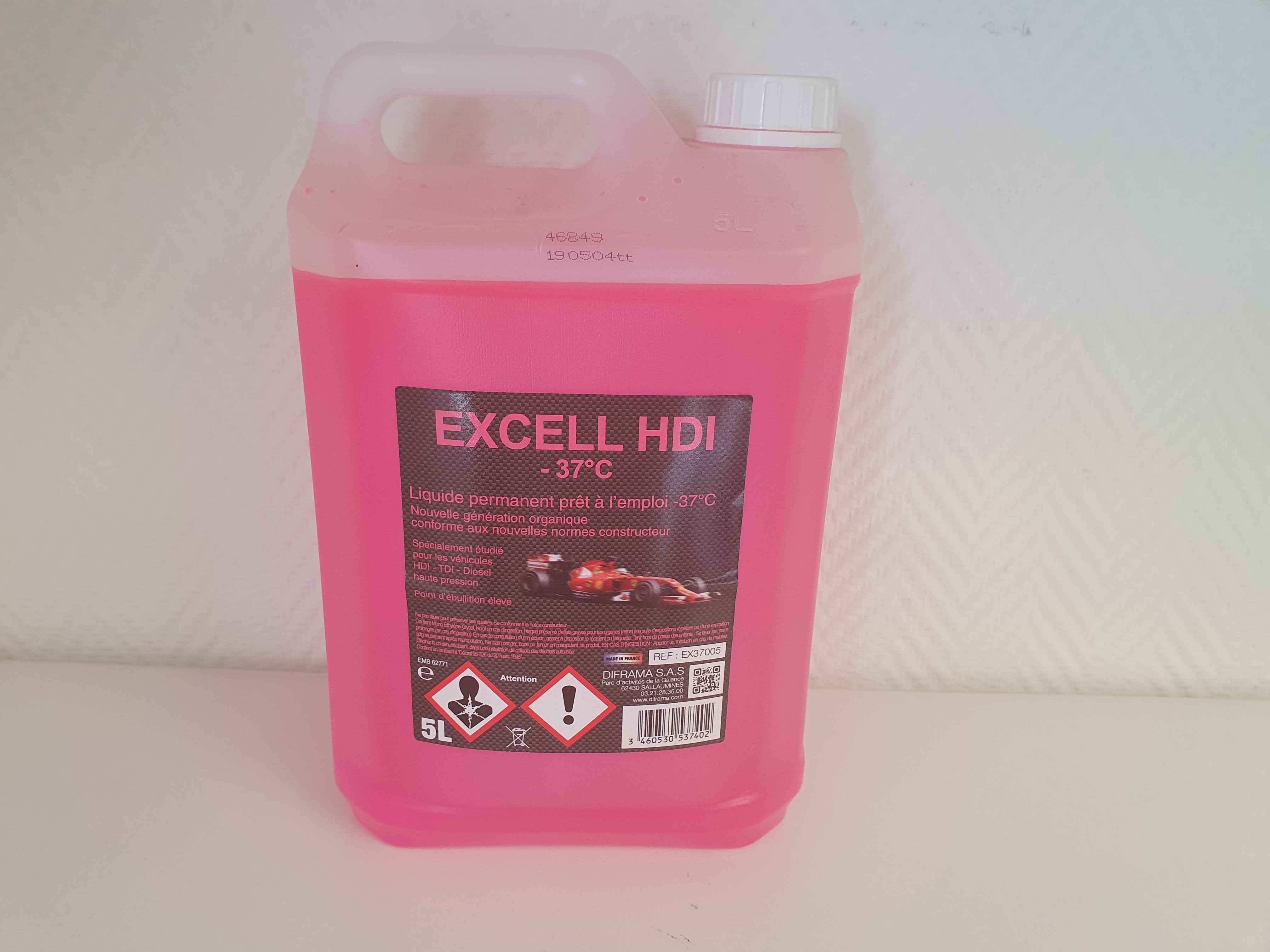 Liquide de refroidissement 5L ROSE - SOCARIMEX, Produits d'entretiens auto  pour professionnels