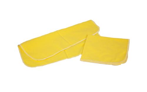 Carton de 24 chamoisines jaunes 40x40 cm
